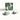 Green and black inkplosion vinyl